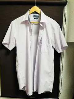 洋服の青山　カッターシャツ　スーパーイージーアイロン　ピンク　匿名配送