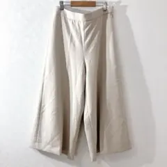 新品未使用　INED イネド　ワイドパンツ　スラックス　ベージュレディース9号M