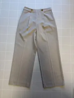Noble フロントボタンストレートパンツ　34