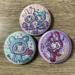 ナルミヤキャラクターズ　刺繍缶バッジビスケット　メゾピアノセット