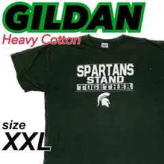 ギルダン　スパルタンズ　Tシャツ　アメスポ　US古着　XXL 超ビッグサイズ