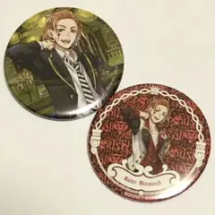 ツイステ カフェ R4G  ケイト 缶バッジ セット