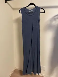 ハートマーケット　ノースリーブ ロングワンピース ダークブルーのサムネイル