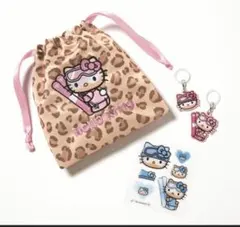 sweet付録　雪焼けハローキティ　真冬の盛り盛り4点セット