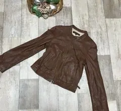 アーバンリサーチ レザー ジャケット ブラウン