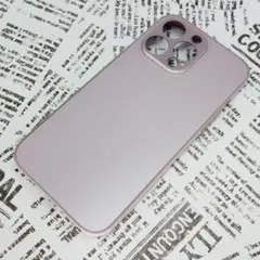 iPhone 14ProMax ガラス背面シリコンケース [26]ラベンダー