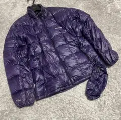 モンベル800FPスペリオダウンコンバーチブルジャケットLサイズ　パープル