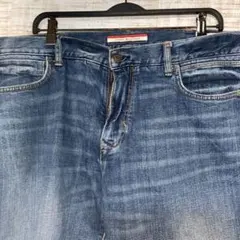 ダークブルーストレートレッグデニム 38X32