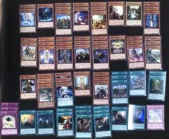 遊戯王　聖騎士　デッキ　パーツ　セット　Ｎo.1127