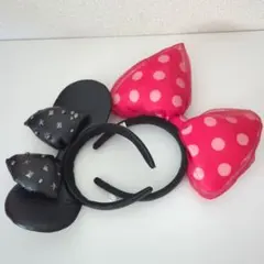 ミニーマウス カチューシャセット