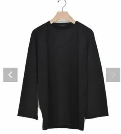 comoli フットボールt 3 ブラック COMOLI (コモリ) フットボールTシャツ