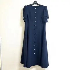 一度着用美品　ルネ　パフスリーブ ドレス　36のサムネイル