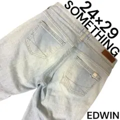 【希少】SOMETHING NEOJEAN 24×29 デニム ライトブルー