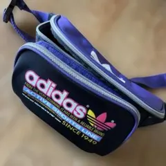 adidas ウエストポーチ　レトロ