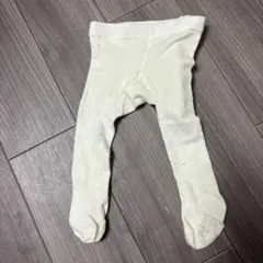 【6-12m】Baby Gap フリル付きベビータイツ （クリーム色）
