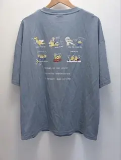 TOY STORY トイストーリー Tシャツ 4L ブルーグレー 美品 大きめのサムネイル