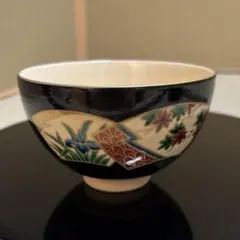 【未使用】九谷焼 二代 西田秀峰 九谷秀峯作 茶碗/抹茶碗 青粒/唐草/花十字文 九谷焼 二代 西田秀峰 九谷秀峯作 / KUTANIYAKI TEA BOWL - メルカリ