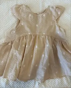 Petit main ハート刺繍フリル袖 トップス 90cm