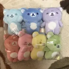 リラックマ 雨のち晴れ てのりぬいぐるみ 7点セット