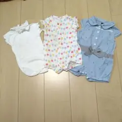 ベビー服 ロンパース 3点セットのサムネイル