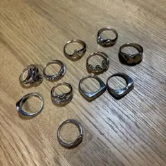 リング 12個セット　ネックレス