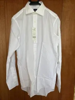 【新品未使用】メーカーズシャツ鎌倉 ホワイトレギュラーカラー L～XL
