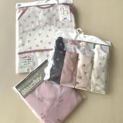 新品　さくらんぼ　総柄　お食事エプロンスタイル　まとめ売り