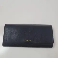 FURLA 黒 レザー 長財布