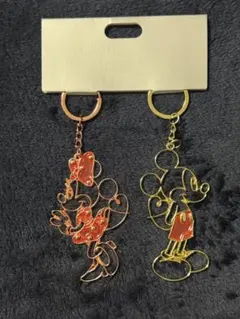 ディズニー ランド購入！ミッキー &ミニー キーホルダーセット
