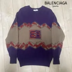 GIVENCHY ジバンシー ヴィンテージ ニット マルチカラー 48 古着 