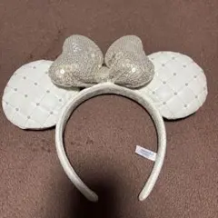 ミニーマウス耳カチューシャ ホワイト