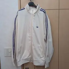 アディダス　ベッケンバウアー　ジャージ　トラックジャケット　ホワイト　クリーム