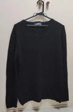 ☆ 新品▫未使用 ☆ CHEVIGNON ブラック ニットセーター L