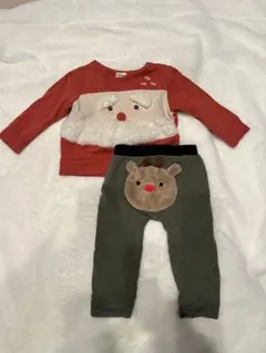 Chum UP サンタトレーナーとトナカイパンツセット 90