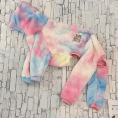 訳あり　イタグレ用　ボア　ロンパース　胸囲48 デカグレ用