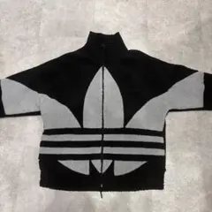 adidas ジャケット 黒/グレー