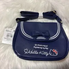 サンリオ キティ Hello Kitty ネイビー ミニバッグ
