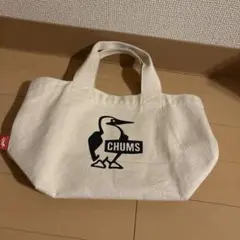 CHUMS ホワイト トートバッグ キャンバス