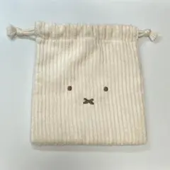 【未使用】ミッフィー miffy コーデュロイ 巾着袋
