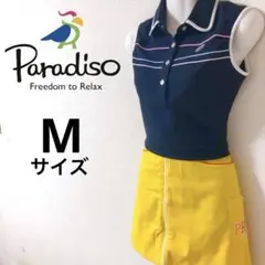 【美品！Mサイズ！人気ブランド！】Paradisoセットアップゴルフウェア！