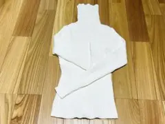 G R L グレイルホワイト タートルネックニット 長袖