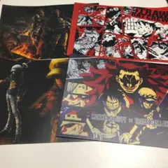 ワンピース 一番くじ H賞 ビジュアルマット 全4種類