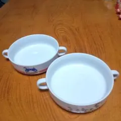 スヌーピー デザイン 皿 2個セット