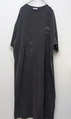 クラシカルエルフジャバコラボ　ピグメント加工グラフィックワンピースTシャツワンピ