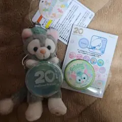 ジェラトーニ 20周年 ぬいば ぬいぐるみバッジ カラフルハピネス ワッペン