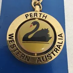 ブラックスワン PERTH 黒い白鳥 キーホルダー