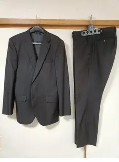 【AB7】ビジネススーツ　黒　トップバリュ【訳あり】