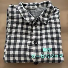 無印　二重ガーゼパジャマ　上のみ　125-140センチ