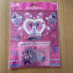 新品・匿名配送ディズニーパルパルーザミニーのファンダーランド　ステッカーケース付