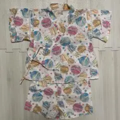 ヨーヨー柄　甚平 90cm petit main